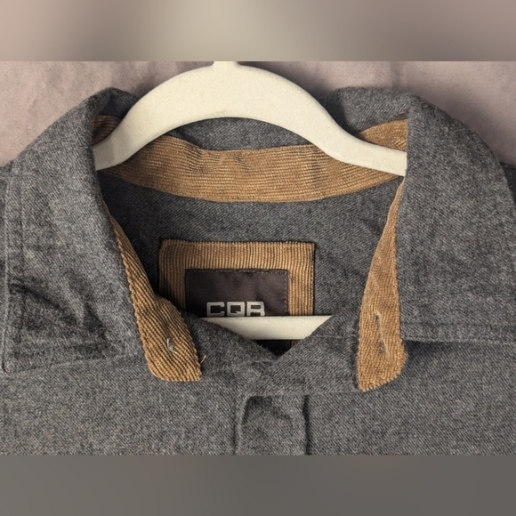 CQR medium button down shirt in gray - Picture 5 of 7